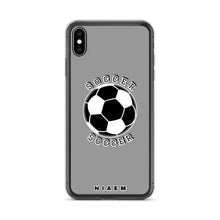 Load image into Gallery viewer, Soccer iPhone Case (Grey 1)
