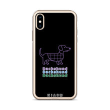 Load image into Gallery viewer, Purple Dachshund iPhone Case