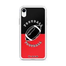 Load image into Gallery viewer, American Football iPhone Case (Black &amp; Red 1)
