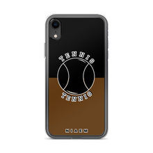 Load image into Gallery viewer, Tennis iPhone Case (Black &amp; Brown)