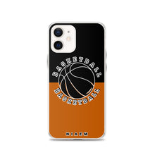 Load image into Gallery viewer, Basketball iPhone Case (Black &amp; Brown 1)