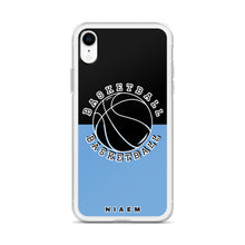 Load image into Gallery viewer, Basketball iPhone Case (Black &amp; Blue 1)