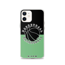 Load image into Gallery viewer, Basketball iPhone Case (Black &amp; Green 4)
