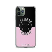 Load image into Gallery viewer, Tennis iPhone Case (Black &amp; Pink 4)