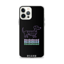 Load image into Gallery viewer, Purple Dachshund iPhone Case