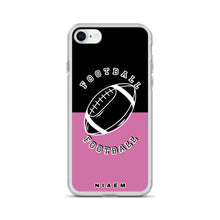 Load image into Gallery viewer, American Football iPhone Case (Black &amp; Pink 1)