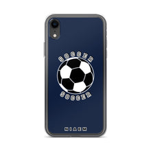 Load image into Gallery viewer, Soccer iPhone Case (Navy)