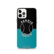 Load image into Gallery viewer, Tennis iPhone Case (Black &amp; Blue 3)