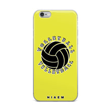 Load image into Gallery viewer, Volleyball iPhone Case (Yellow 3)