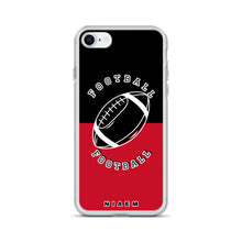 Load image into Gallery viewer, American Football iPhone Case (Black &amp; Red)