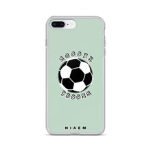 Load image into Gallery viewer, Soccer iPhone Case (Green 5)