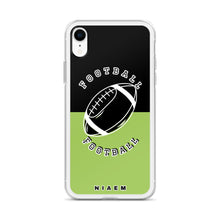 Load image into Gallery viewer, American Football iPhone Case (Black &amp; Green 3)