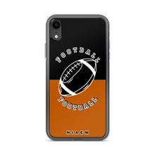 Load image into Gallery viewer, American Football iPhone Case (Black &amp; Brown 1)