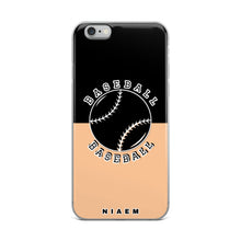 Load image into Gallery viewer, Baseball iPhone Case (Black &amp; Nude 1)