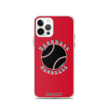 Load image into Gallery viewer, Baseball iPhone Case (Red)