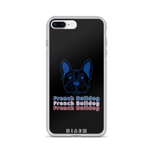 Load image into Gallery viewer, Blue French Bulldog iPhone Case