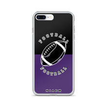 Load image into Gallery viewer, American Football iPhone Case (Black &amp; Purple)