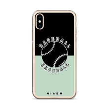 Load image into Gallery viewer, Baseball iPhone Case (Black &amp; Green 5)