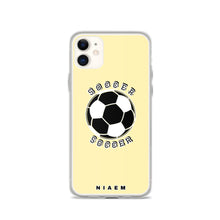 Load image into Gallery viewer, Soccer iPhone Case (Yellow 2)