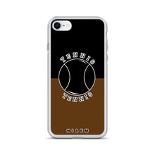 Load image into Gallery viewer, Tennis iPhone Case (Black &amp; Brown)
