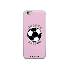 Load image into Gallery viewer, Soccer iPhone Case (Pink 4)