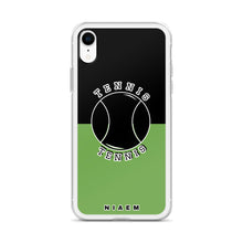 Load image into Gallery viewer, Tennis iPhone Case (Black &amp; Green)