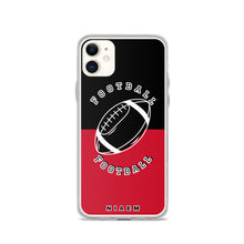 Load image into Gallery viewer, American Football iPhone Case (Black &amp; Red)