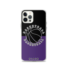Load image into Gallery viewer, Basketball iPhone Case (Black &amp; Purple)