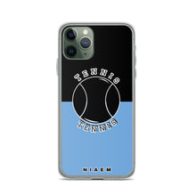 Load image into Gallery viewer, Tennis iPhone Case (Black &amp; Blue 1)