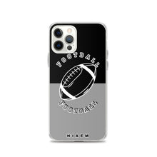 Load image into Gallery viewer, American Football iPhone Case (Black &amp; Grey 1)