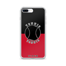 Load image into Gallery viewer, Tennis iPhone Case (Black &amp; Red)