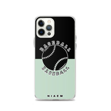 Load image into Gallery viewer, Baseball iPhone Case (Black &amp; Green 5)