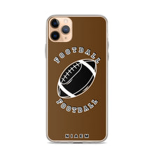 Load image into Gallery viewer, American Football iPhone Case (Brown)