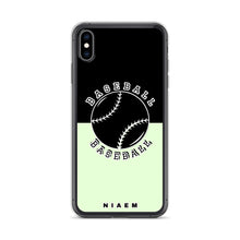 Load image into Gallery viewer, Baseball iPhone Case (Black &amp; Green 2)