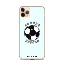 Load image into Gallery viewer, Soccer iPhone Case (Blue 5)