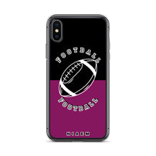 Load image into Gallery viewer, American Football iPhone Case (Black &amp; Pink 6)