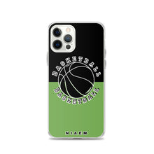 Load image into Gallery viewer, Basketball iPhone Case (Black &amp; Green)