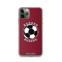 Load image into Gallery viewer, Soccer iPhone Case (Red 2)