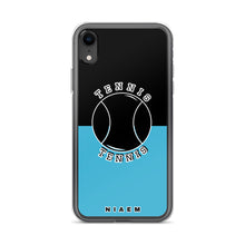 Load image into Gallery viewer, Tennis iPhone Case (Black &amp; Blue 7)