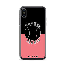 Load image into Gallery viewer, Tennis iPhone Case (Black &amp; Pink 2)