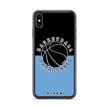 Load image into Gallery viewer, Basketball iPhone Case (Black &amp; Blue 1)