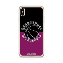 Load image into Gallery viewer, Basketball iPhone Case (Black &amp; Pink 6)