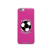 Load image into Gallery viewer, Soccer iPhone Case (Pink 5)