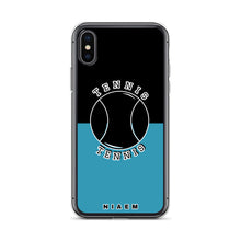 Load image into Gallery viewer, Tennis iPhone Case (Black &amp; Blue)
