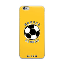 Load image into Gallery viewer, Soccer iPhone Case (Yellow)