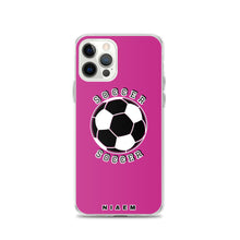 Load image into Gallery viewer, Soccer iPhone Case (Pink)