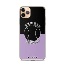 Load image into Gallery viewer, Tennis iPhone Case (Black &amp; Purple 2)