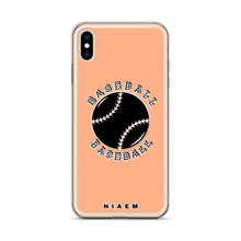 Load image into Gallery viewer, Baseball iPhone Case (Orange 2)