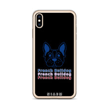 Load image into Gallery viewer, Blue French Bulldog iPhone Case