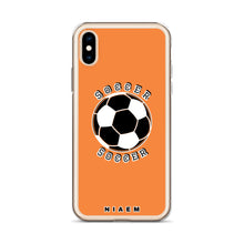 Load image into Gallery viewer, Soccer iPhone Case (Orange 1)